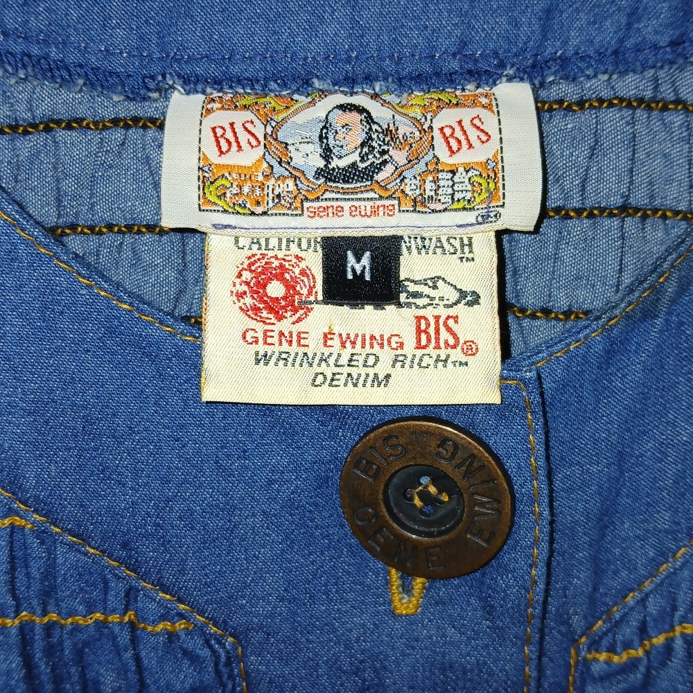 Blue Textured Button-Up Jacket - image 2